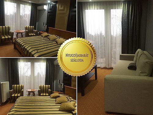 Duna Relax Event Hotel lakosztálya jakuzzis fürdőkáddal Ráckevén