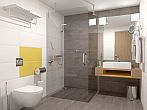Szép új fürdőszoba Lentiben a Thermal Hotel Balance-ban